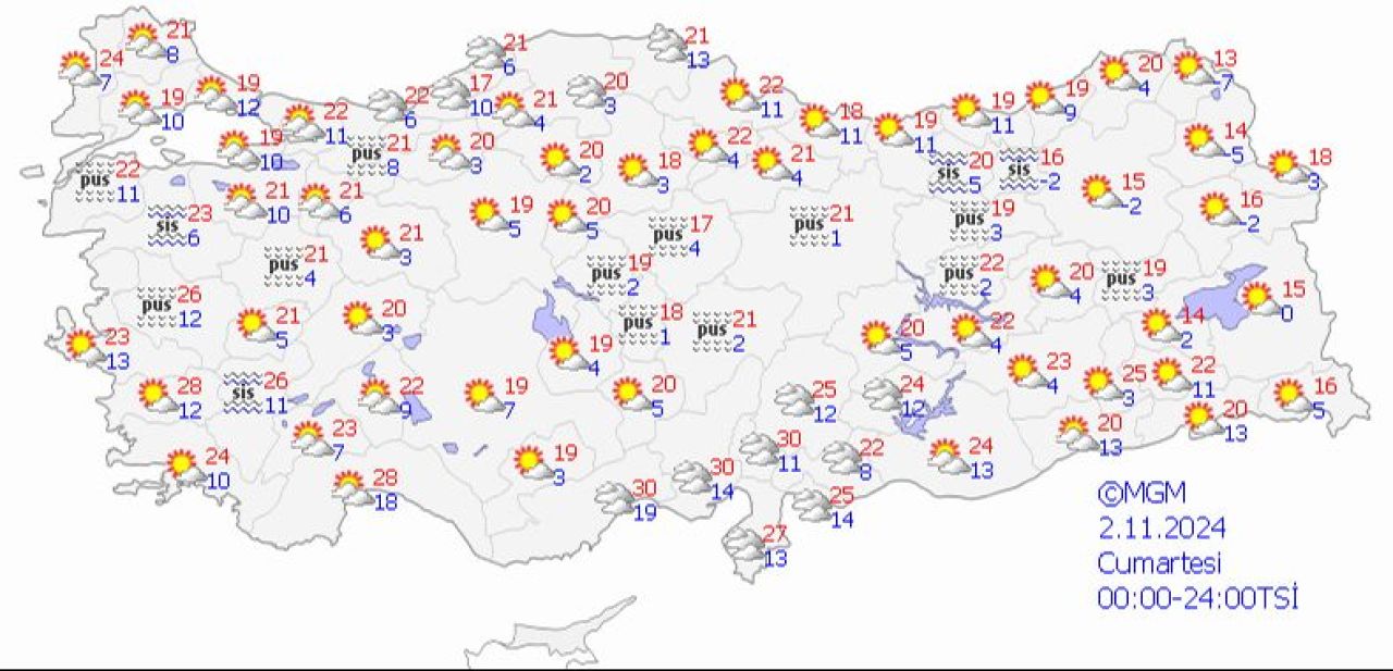 Hafta sonu planı yapanlar dikkat! Meteoroloji'den sis ve sağanak uyarısı geldi: Göz gözü görmeyecek - 1. Resim