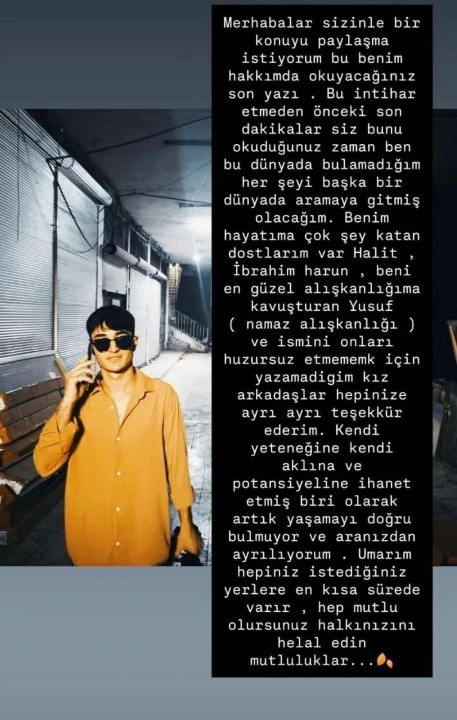 Mardin'de acı olay! Sosyal medya hesabından helallik isteyip canına kıydı - 1. Resim