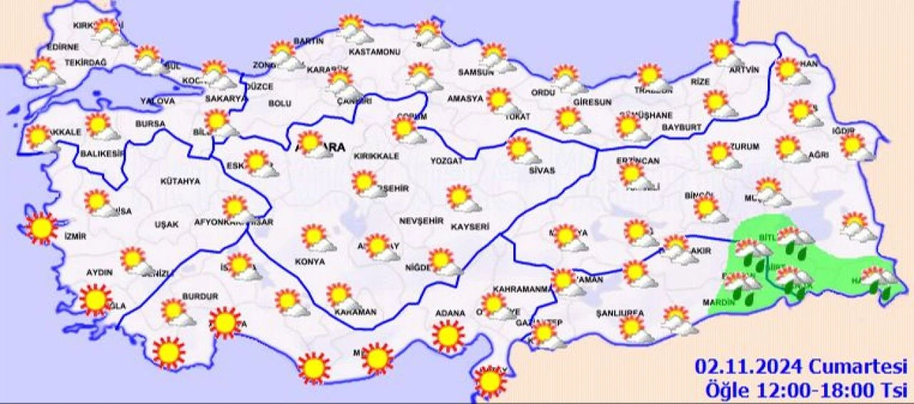 Meteoroloji 2 Kasım verilerine göre bugün İstanbul’da hava durumu belli oldu - 1. Resim