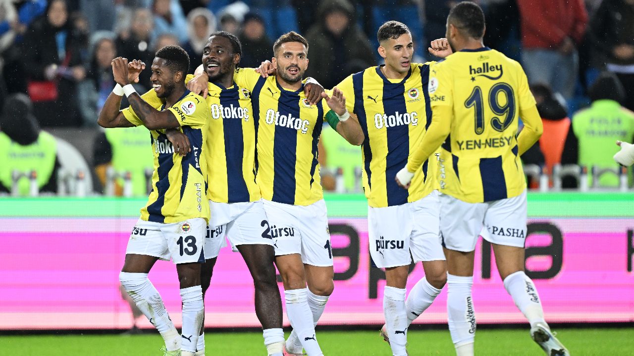 Fenerbahçe, Trabzonspor maçında son saniye golüyle 3-2 kazandı!