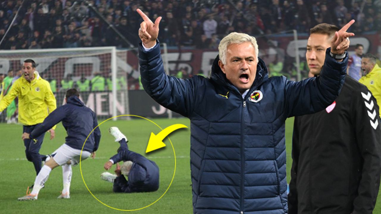 Mourinho&#039;nun taklası dünya basınında! &#039;Bacağını çimlerin üzerinde bırakıyordu&#039;