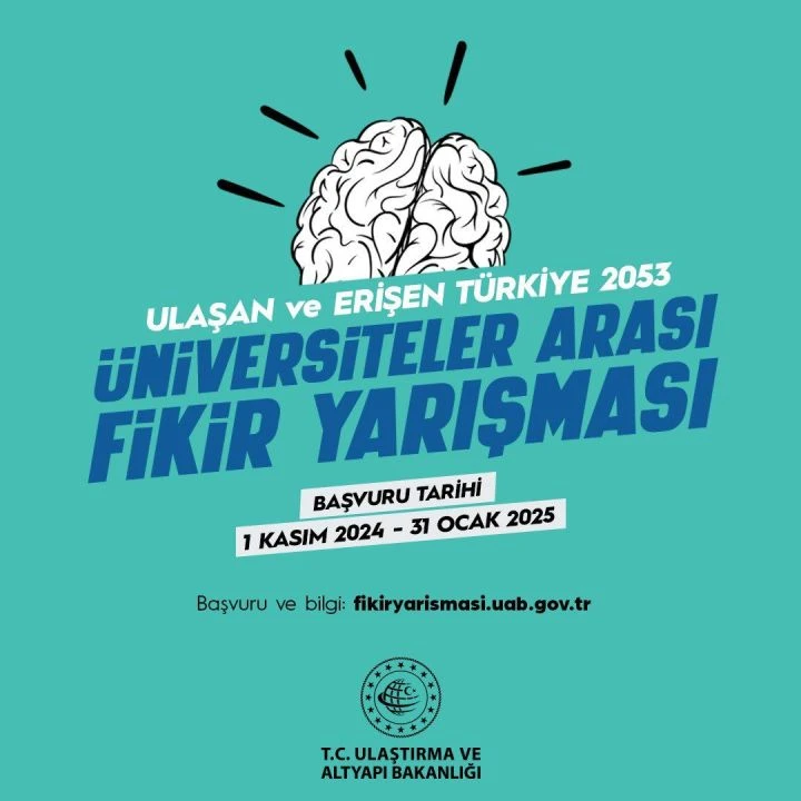 Gençler ulaştırma projeleri için yarışacak: Her kategoriye ödül var! Birinciye 150 bin TL para ödülü