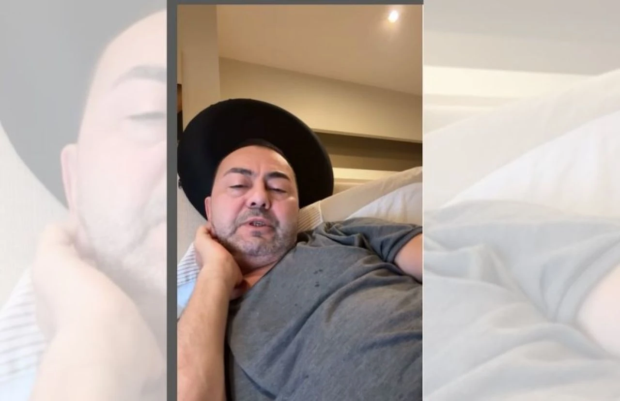 Serdar Ortaç "Evini satıyor" haberlerine ateş püskürdü! Uykulu haliyle video paylaştı