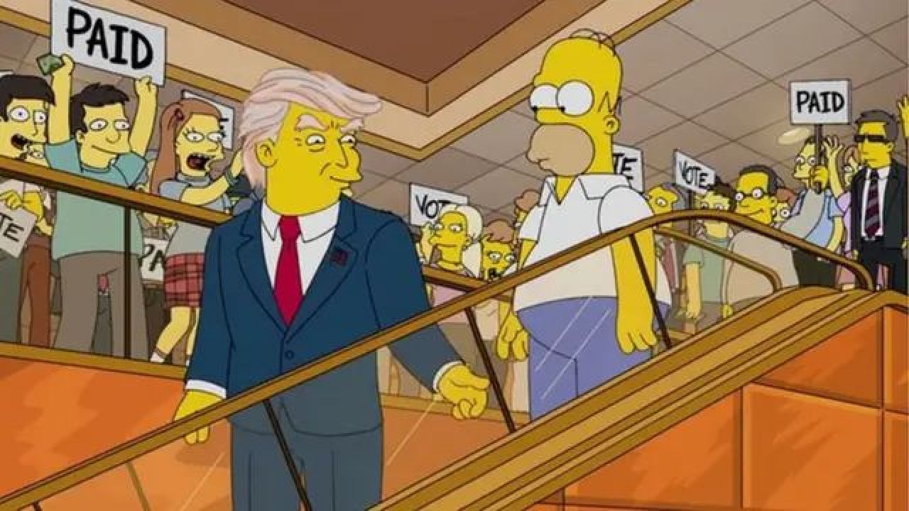 Simpsonlar ABD'nin yeni başkanını belirledi! Sosyal medya bu görselle çalkalanıyor - 2. Resim