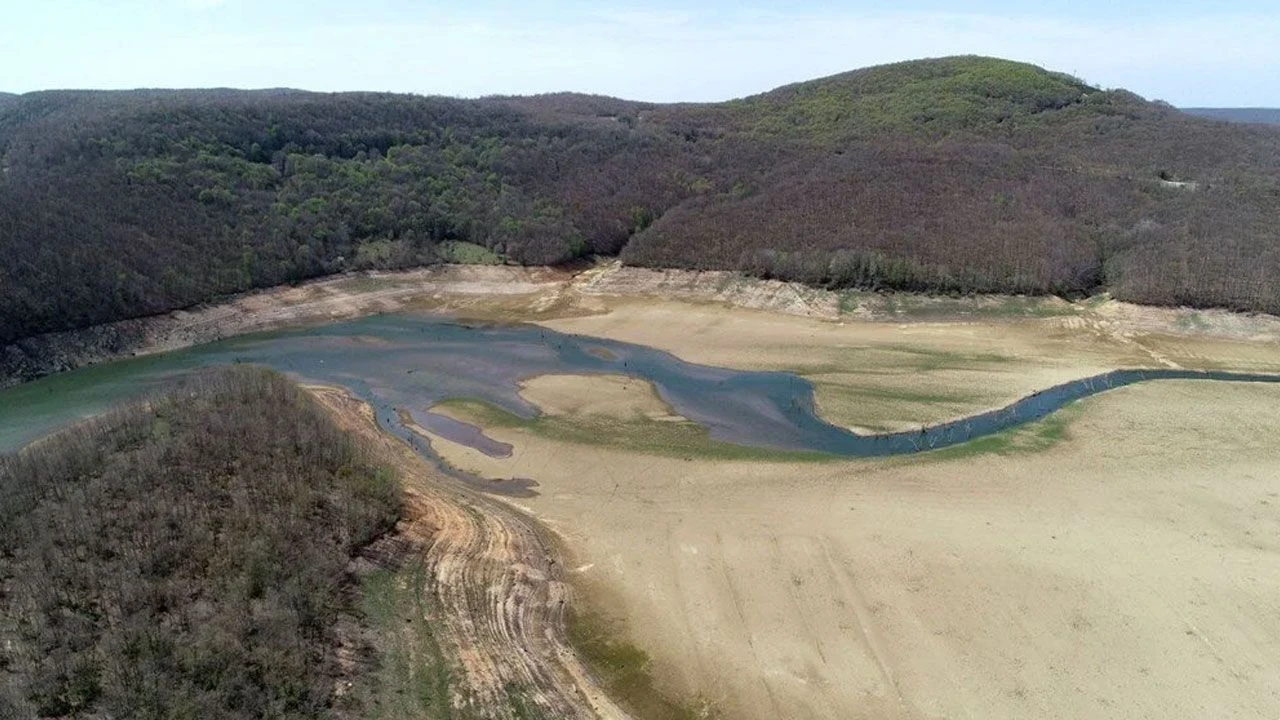 İstanbul'a su sağlayan Kazandere barajında alarm! Kuruma noktasına geldi - 1. Resim