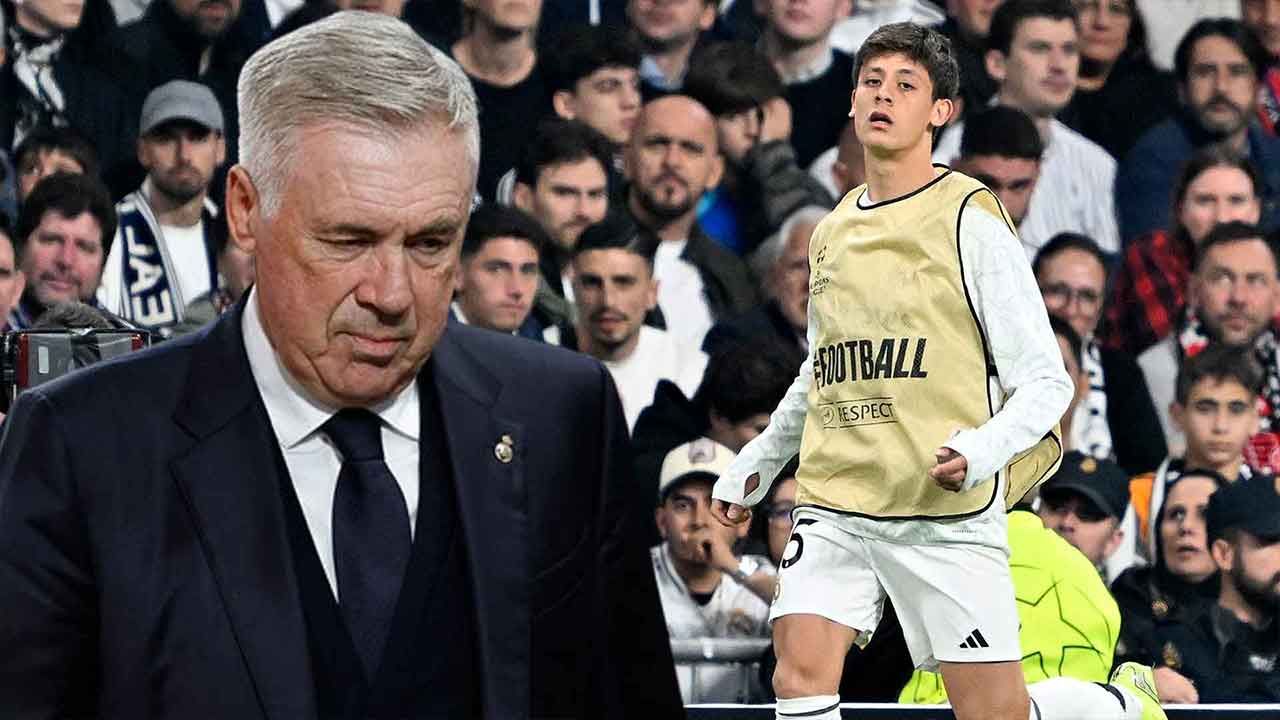 Real&#039;de Arda Güler isyanı! Ancelotti yine süre vermedi, taraftar çıldırdı: Bu adam deli!