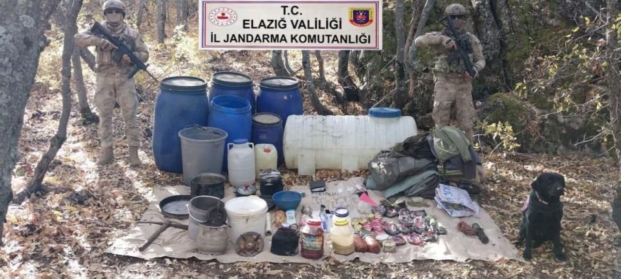 Elazığ’da PKK’ya darbe: Sığınakları yerle bir edildi! - 1. Resim