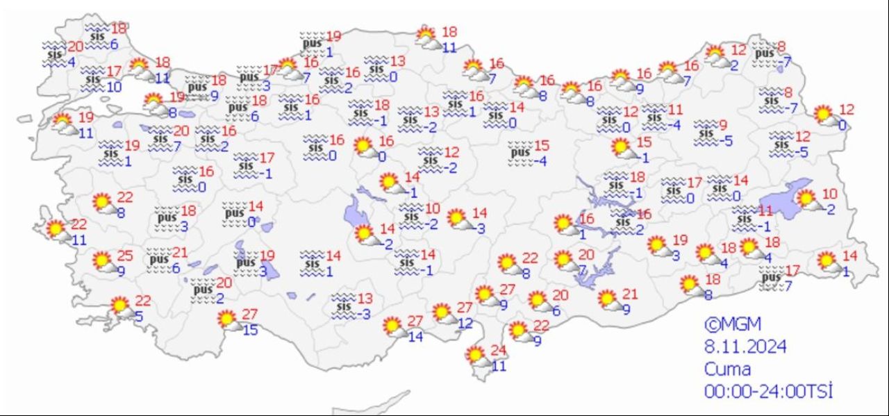 Meteoroloji hafta sonu hava tahminini yayımladı: Pastırma yazı bekleyenler dikkat! - 2. Resim