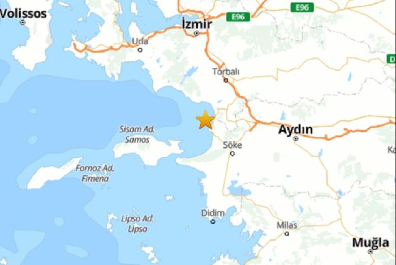 Son dakika | Aydın'da deprem! AFAD verileri açıkladı  - 1. Resim