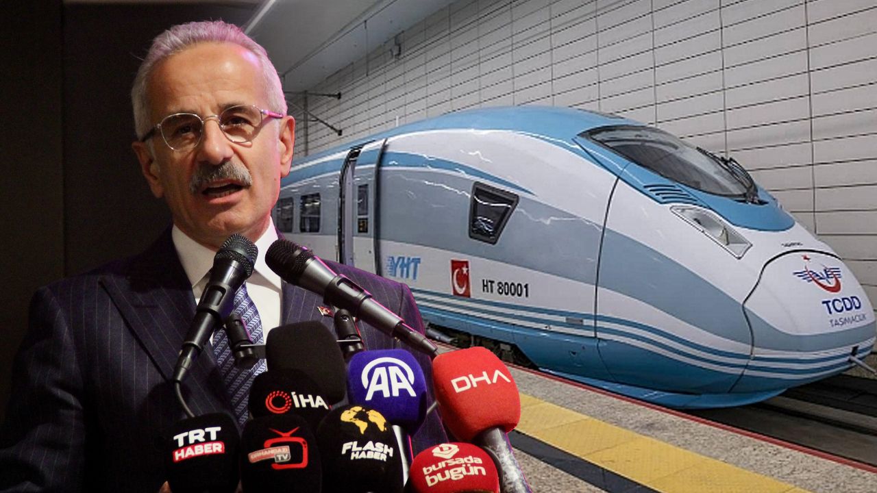 Bakan Uraloğlu Bursa hızlı treni için tarih verdi! Günde 410 bin yolcuya hizmet verecek