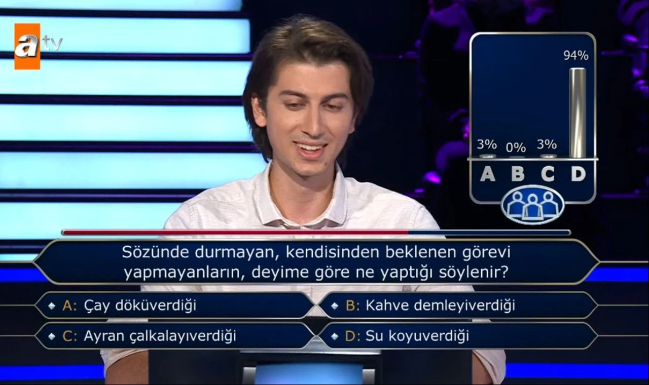 Kim Milyoner Olmak İster’de 2. soruda joker kullanan yarışmacıya kayıtsız kalamadı! Oktay Kaynarca'nın tepkisi gündem oldu - 2. Resim