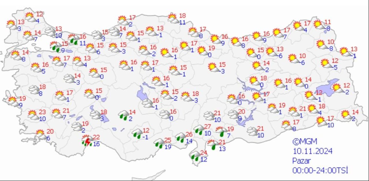 Pastırma yazı bitiyor! Meteoroloji'den uyarı geldi, sıcaklıklar düşüyor: İşte 9 Kasım hava durumu - 3. Resim