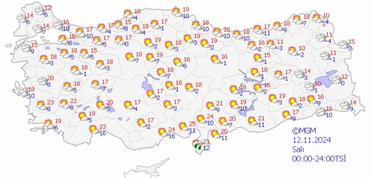 Meteoroloji 10 Kasım Pazar hava durumu raporunu yayımladı! İstanbul için yağmur ve soğuk uyarısı - 4. Resim