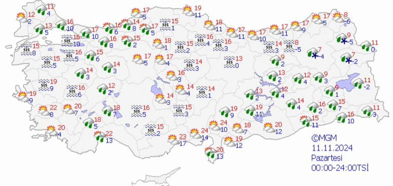 Meteoroloji hava durumuna göre İstanbul'da yağış saati belli oldu - 1. Resim