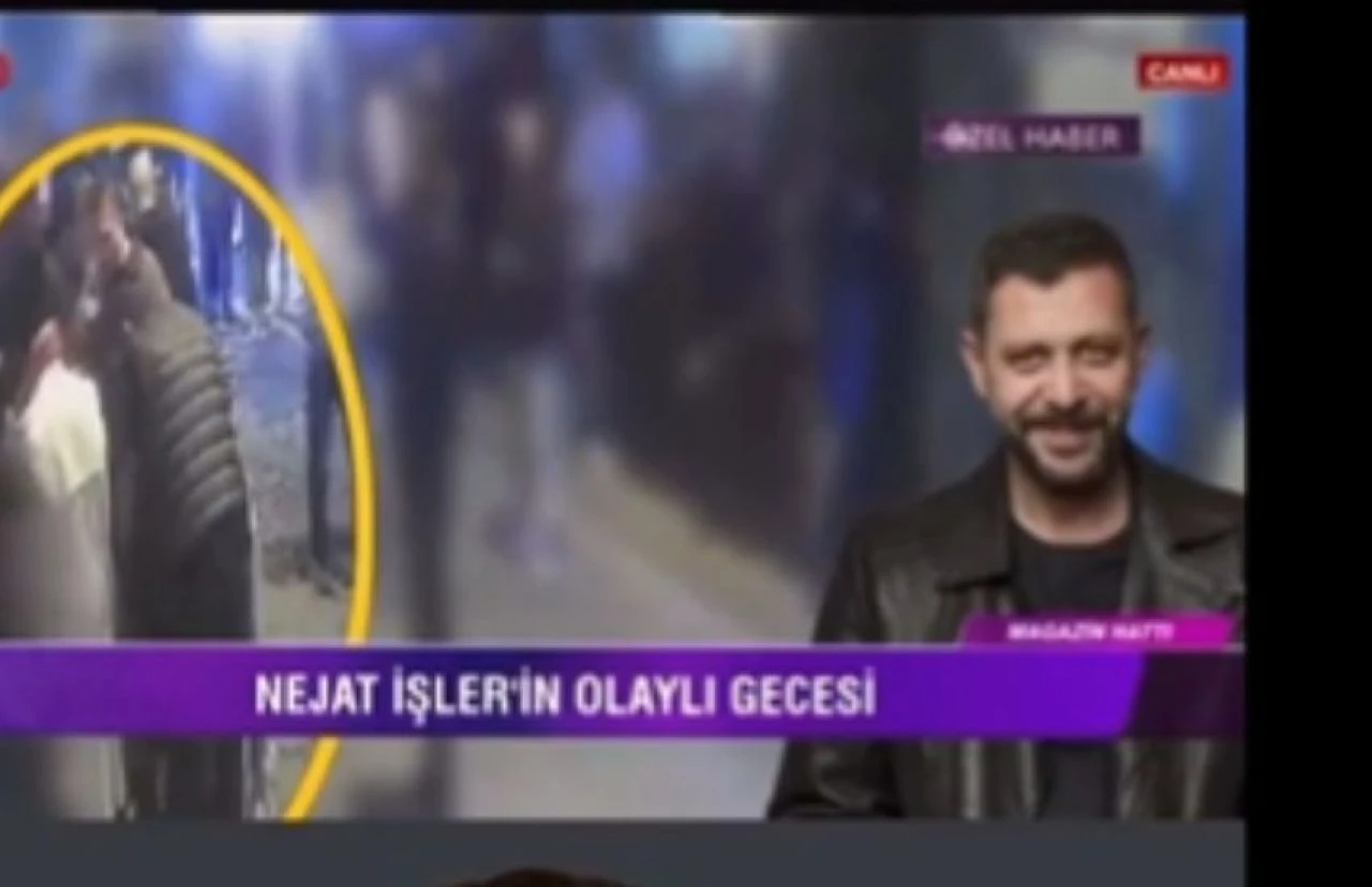 Nejat İşler'in olaylı gecesi! Alkolü fazla kaçırdı, yanından geçen garsona tokat attı