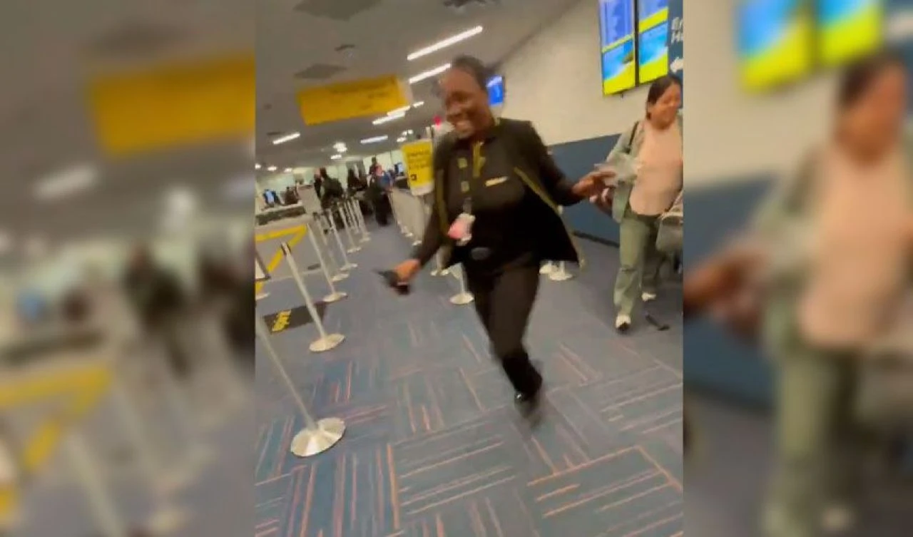 Havalimanında kaos! Çatıdan düşen yırtıcı yolcuları dehşete düşürdü - 2. Resim