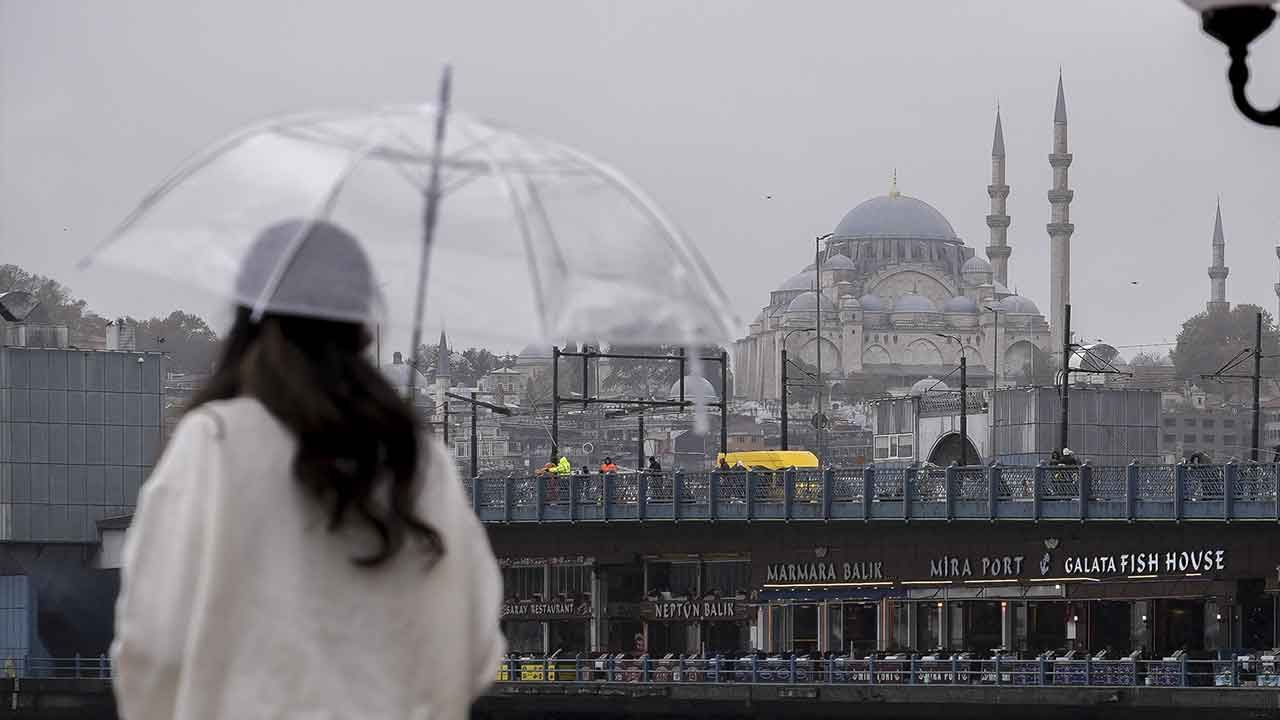 Meteoroloji 13 Kasım hava durumu raporunu yayımladı: İstanbul dahil birçok ilde sağanak var