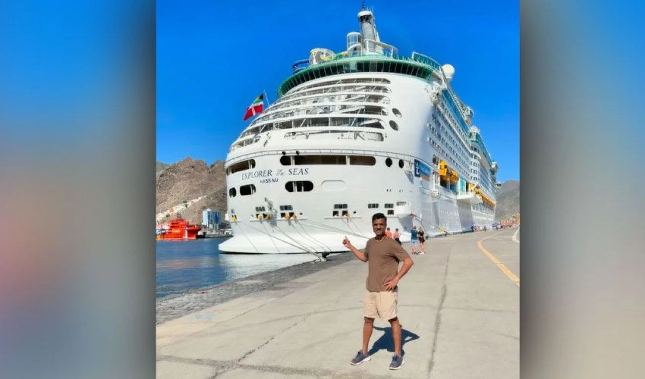 Fırtına devasa gemiyi 45 derece yan yatırdı! Eşyalar devrildi, yolcu yaralandı, işte o anlar