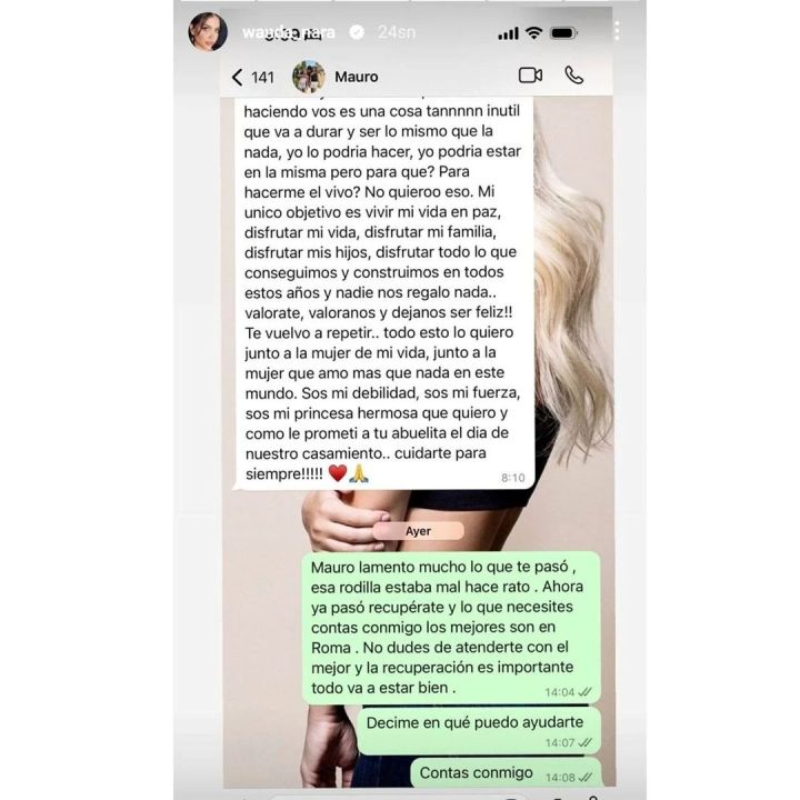 Icardi'nin Wanda Nara'ya yolladığı o mesaj kamyon arkası sözü oldu! Sosyal medya bu görüntüyü konuşuyor - 1. Resim