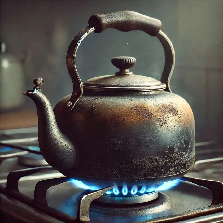 Kararan çaydanlıklarınız bu yöntemle bir dakika içinde ayna gibi parlayacak!