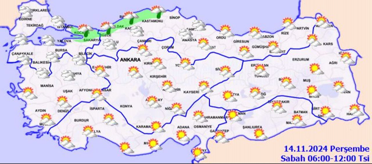 Meteoroloji İstanbul, Ankara ve İzmir dahil birçok ili uyardı: Çok kuvvetli yağacak! - 1. Resim