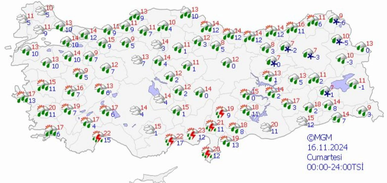 Bu hafta sonu yağmur var mı? 16-17 Kasım Meteoroloji İstanbul hava durumu paylaşıldı - 1. Resim