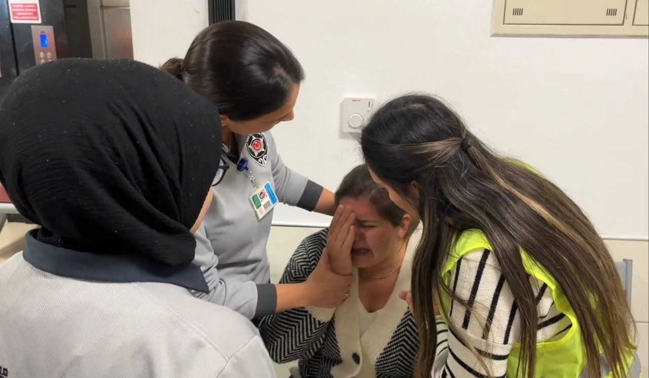 Kendini öyle bir kaptırdı ki görenler gerçek sandı!  Nefes kesen tatbikat!