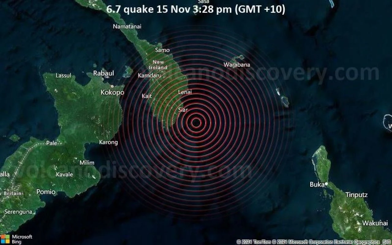 Pasifik Ateş Çemberi bölgesinde şiddetli deprem! Papua Yeni Gine 6.6 ile sallandı - 2. Resim