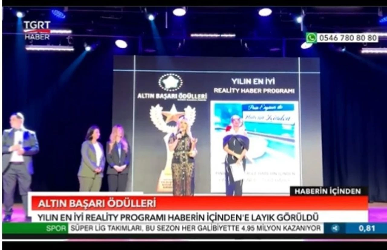 Yılın en iyi reality haber programı Haberin İçinden’e layık görüldü - 2. Resim