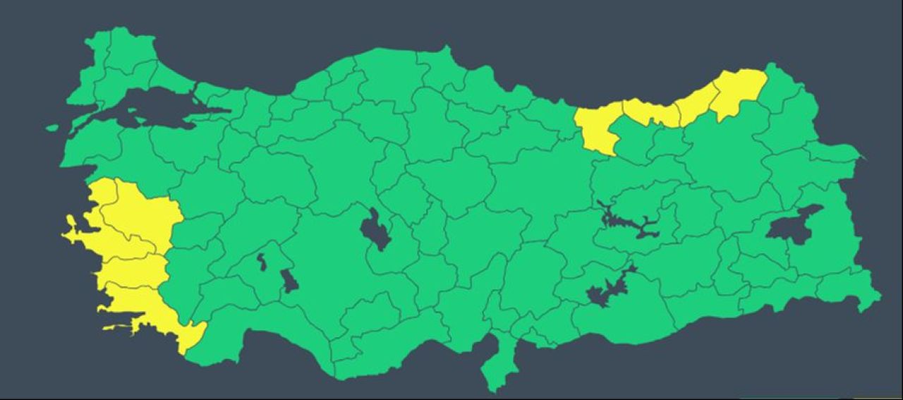 Meteoroloji'den 8 ilde sarı alarm: Kar, sağanak ve fırtına geliyor! İşte 16 Kasım 2024 hava durumu raporu - 3. Resim