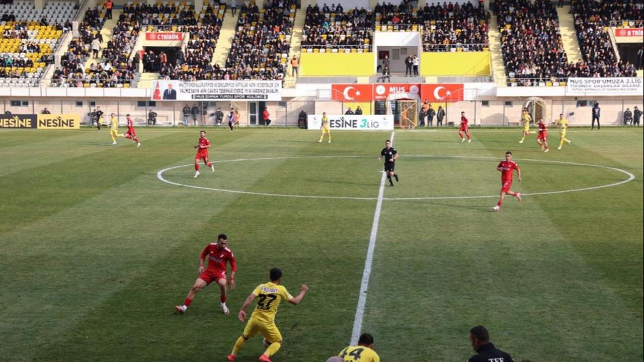 Muşspor galibiyeti unuttu: Düzcespor&#039;la sahasında berabere kaldı!