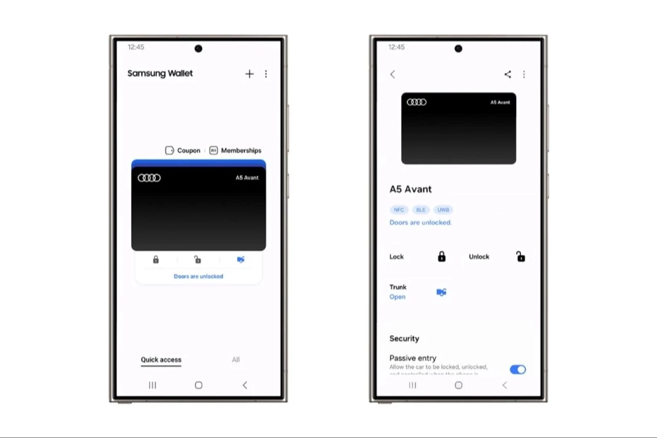 Samsung telefonlar artık Audi anahtarı olarak kullanılabiliyor: İşte desteklenen modeller - 1. Resim