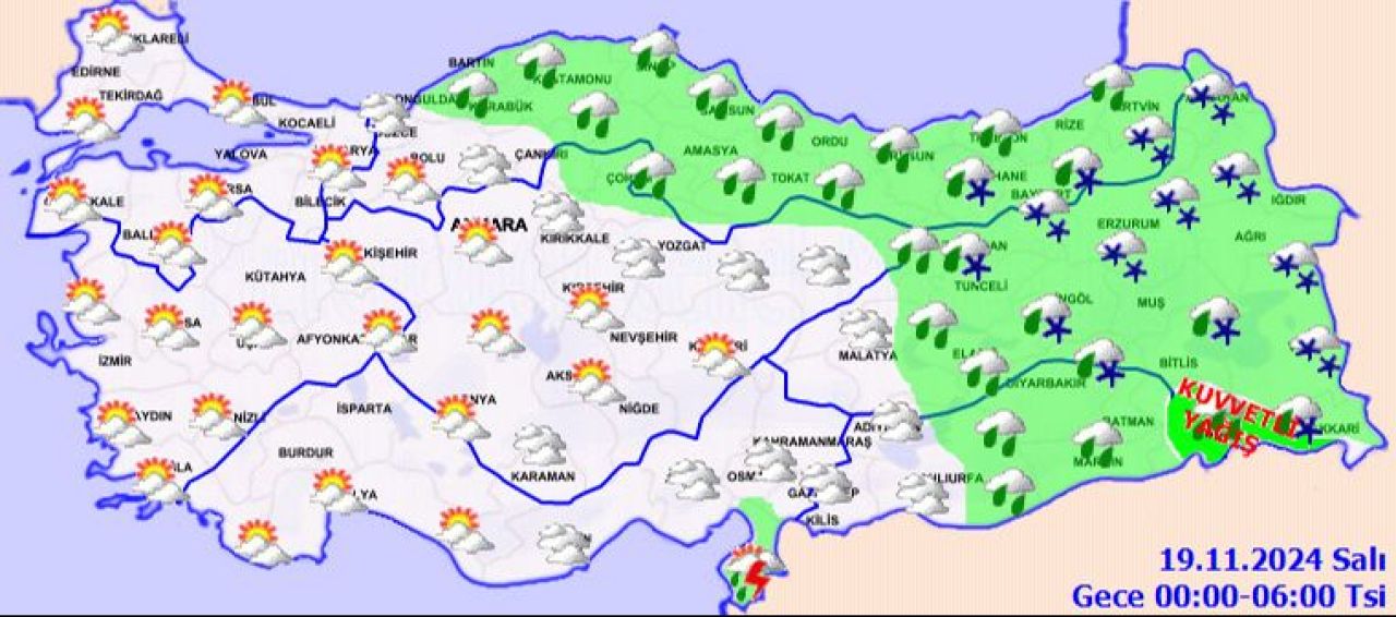 Atkı, bere, eldiven ne varsa hazırlayın! Meteoroloji 16 ilde sarı alarm verdi: Kuvvetli kar ve sağanak geliyor - 5. Resim