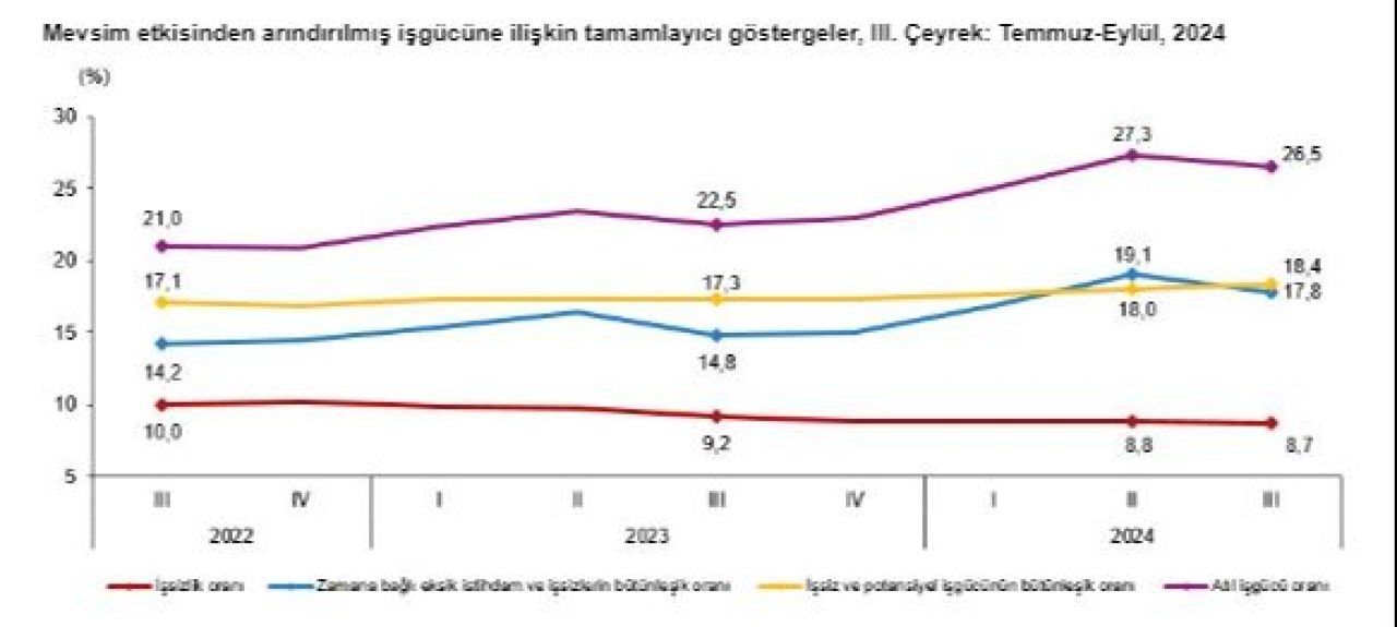 TÜİK açıkladı: İşsizlik oranı düştü, işsiz sayısı azaldı - 3. Resim