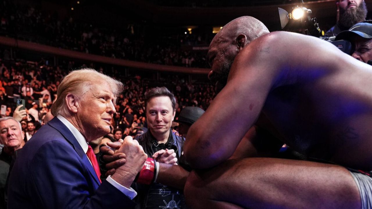 UFC şampiyonu Trump'un huzurunda Trump dansı yaptı! Tüm dünyada viral oldu - 2. Resim