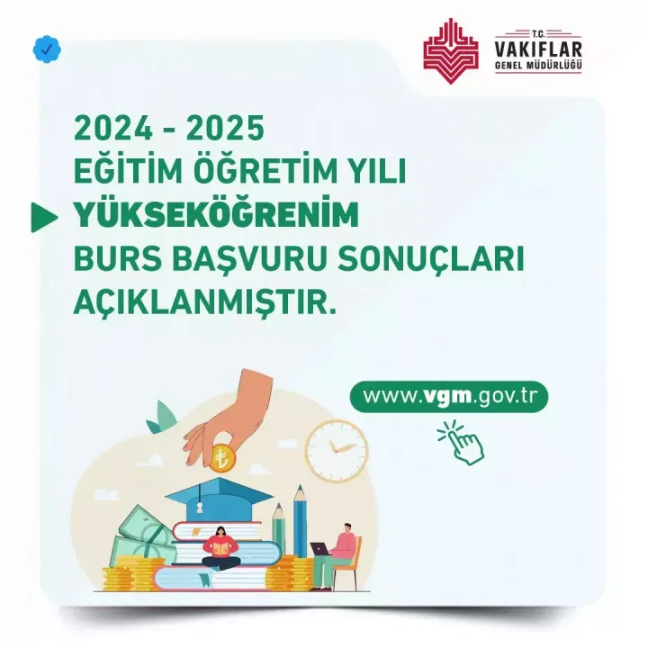 VGM burs başvuru sonuçları açıklandı! VGM burs sorgulama ekranı - 1. Resim