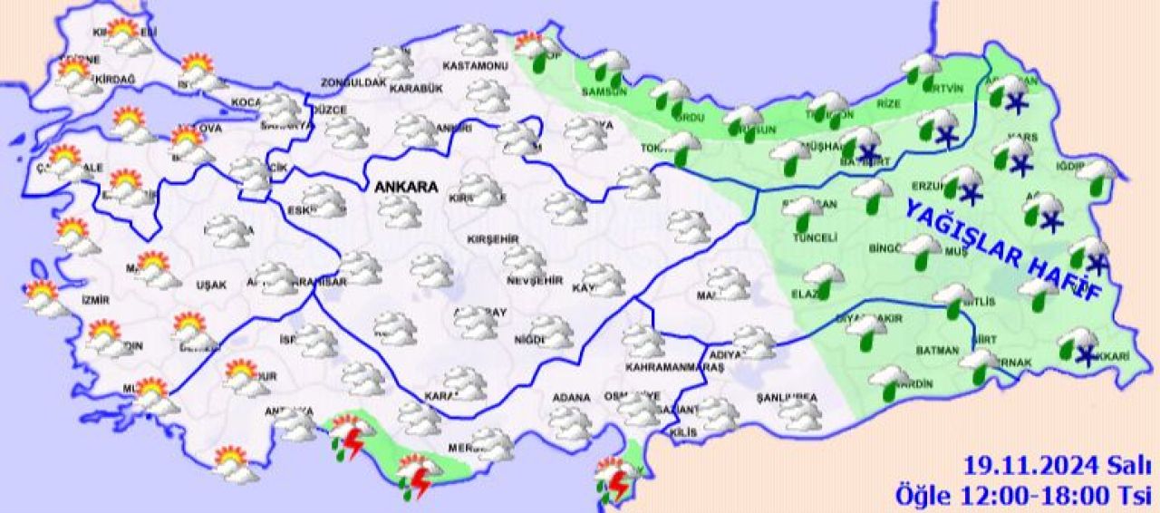 Meteoroloji güncel hava durumu raporunu yayımladı! Bugün hava nasıl olacak? - 2. Resim