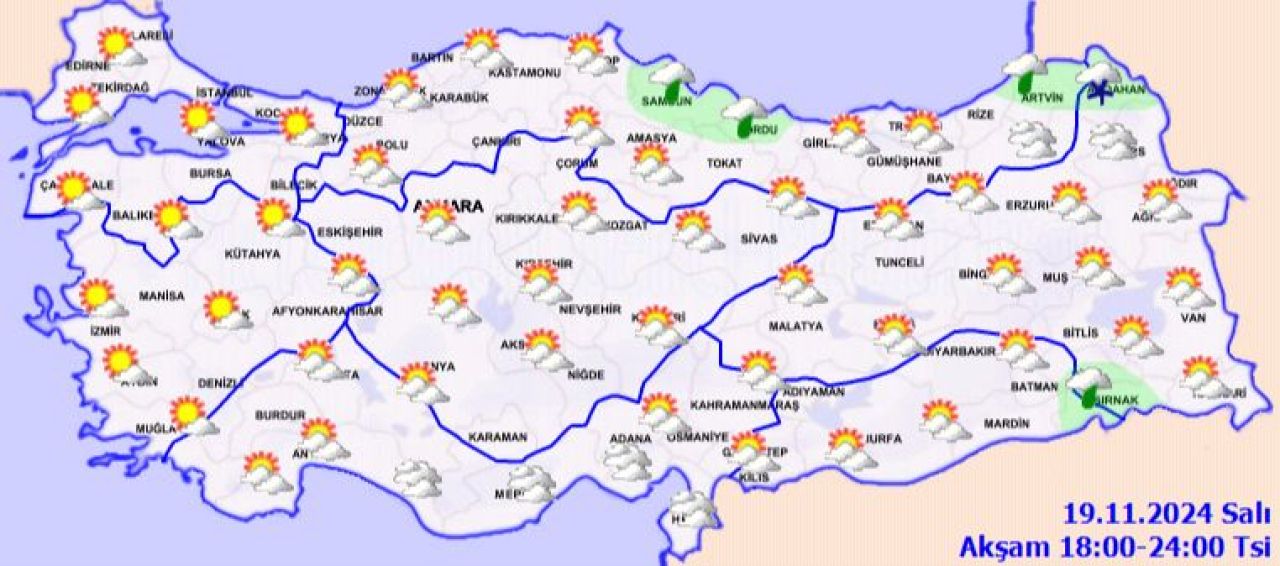 Meteoroloji güncel hava durumu raporunu yayımladı! Bugün hava nasıl olacak? - 3. Resim