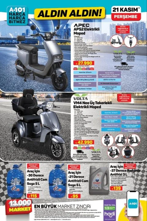 A101 21 Kasım ürünlerinde neler var? Aktüel kataloğunda Elektronikten ev eşyasına kadar birçok üründe kaçırılmayacak fırsatlar bulunuyor - 3. Resim