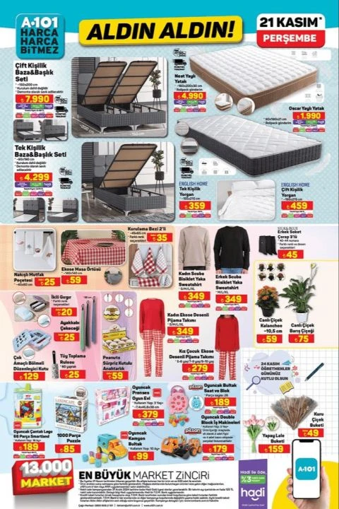 A101 21 Kasım ürünlerinde neler var? Aktüel kataloğunda Elektronikten ev eşyasına kadar birçok üründe kaçırılmayacak fırsatlar bulunuyor - 5. Resim