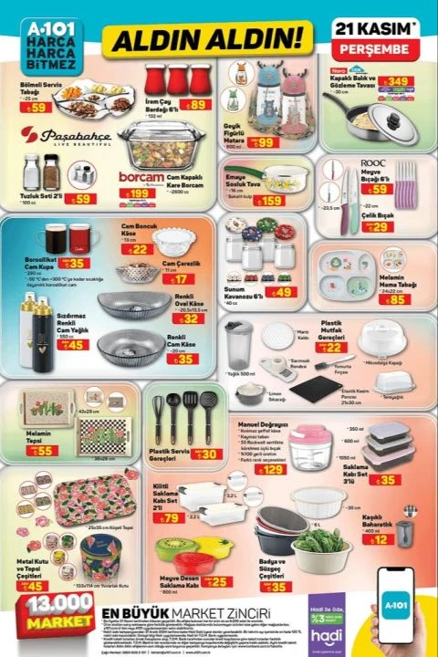 A101 21 Kasım ürünlerinde neler var? Aktüel kataloğunda Elektronikten ev eşyasına kadar birçok üründe kaçırılmayacak fırsatlar bulunuyor - 4. Resim