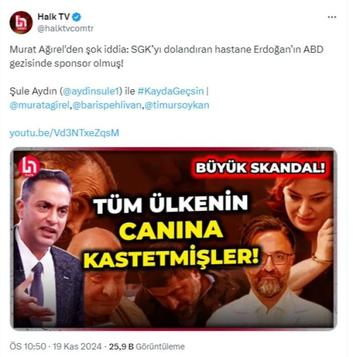 Yenidoğan Çetesi Cumhurbaşkanı Erdoğan'ın ABD ziyaretine sponsor oldu iddiasına yalanlama geldi!