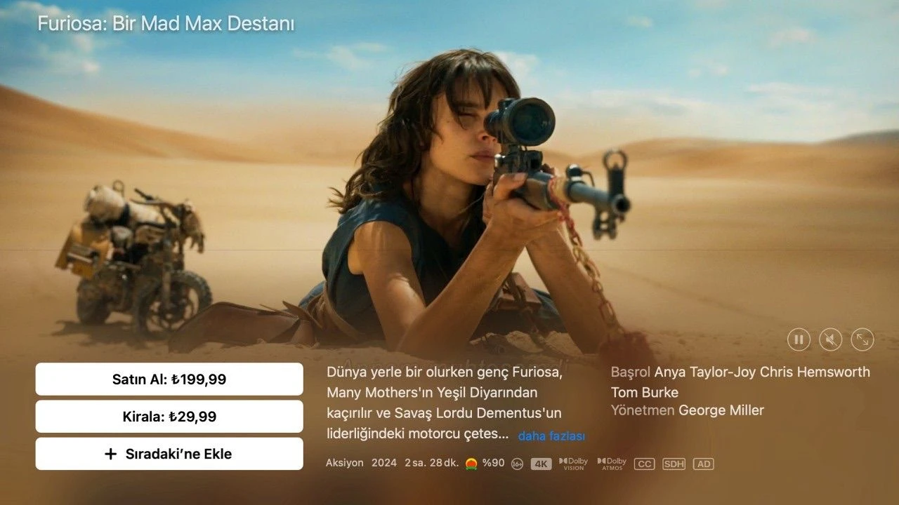 Apple TV, film satın alma fiyatına yüzde 953 zam yaptı! İşte yeni fiyatlar - 1. Resim