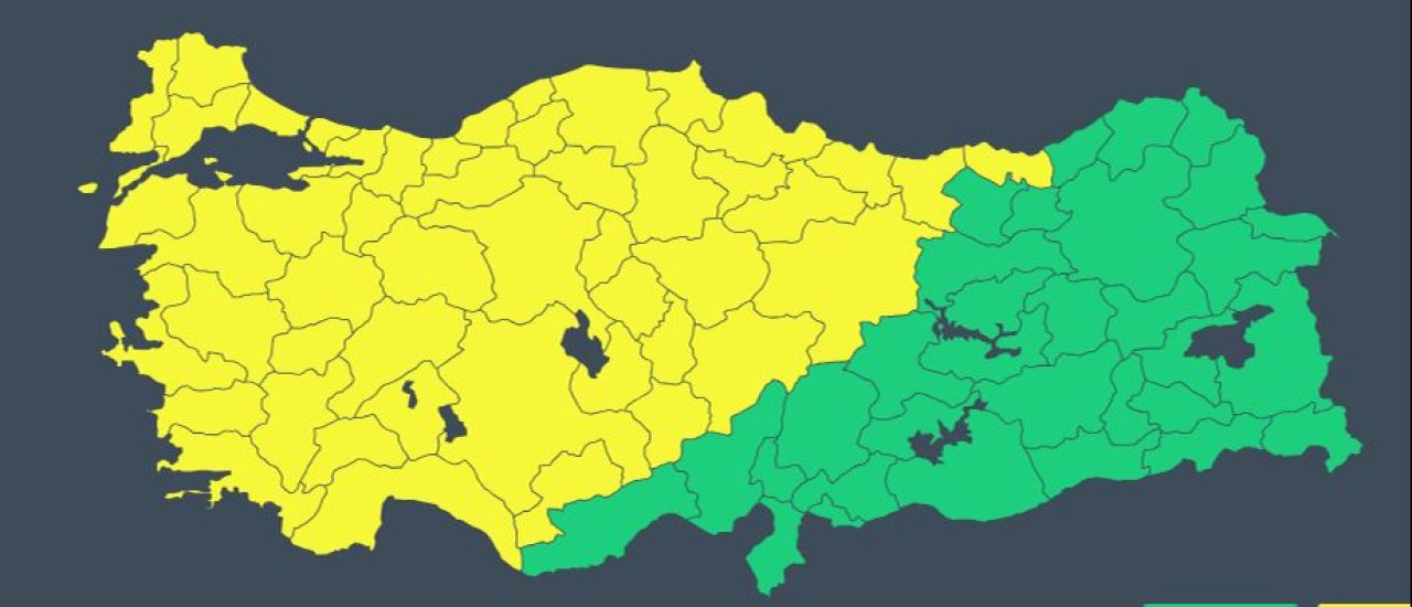 İstanbul dahil 49 ilde sarı alarm! Meteoroloji saat verdi: Kuvvetli yağış ve fırtına olacak!  - 1. Resim