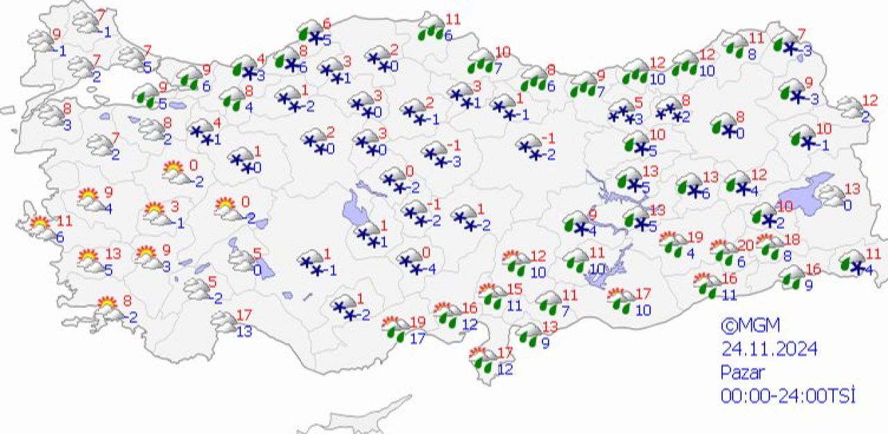 Bu hafta sonu hava yağmurlu mu? Meteoroloji 23-24 Kasım hava durumunu paylaştı - 2. Resim