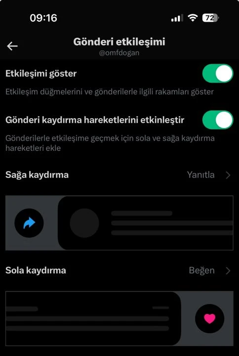 X, gönderi beğenme ve yanıtlama şeklini değiştirdi - 1. Resim