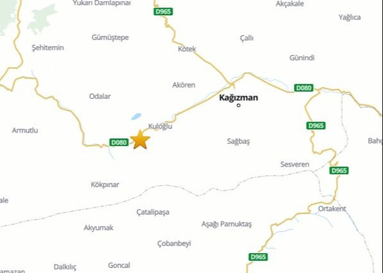 Son Dakika | Kars'ta sabaha karşı ürküten deprem! AFAD verileri açıkladı - 1. Resim