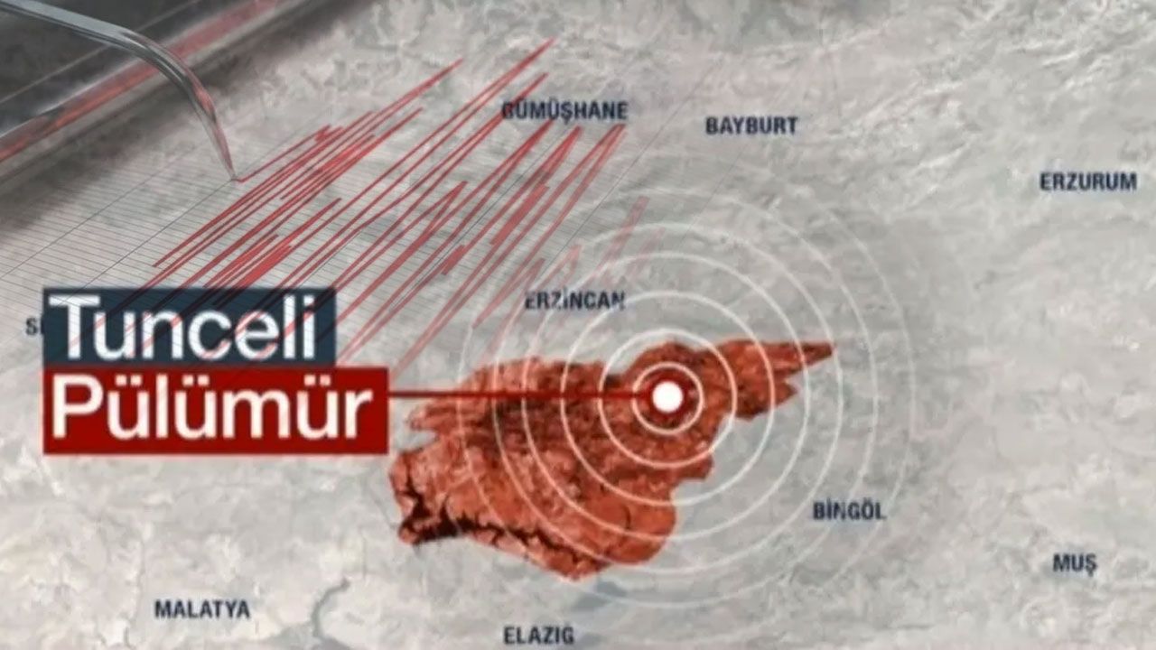 Son dakika | Tunceli deprem ile sarsıldı! Kandilli verileri paylaştı