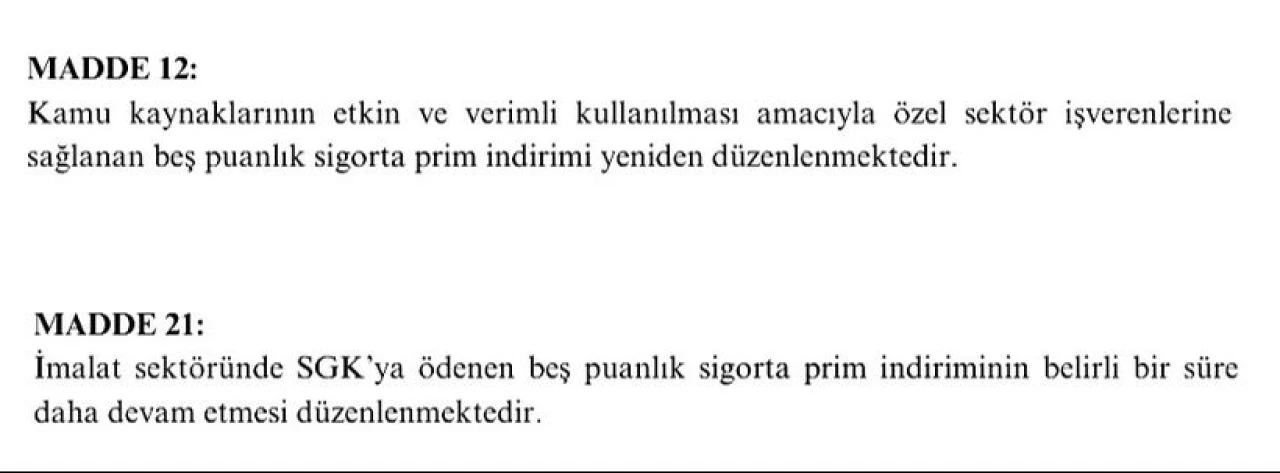 İşverene kötü haber geldi! Beş puanlık sigorta prim indiriminde daraltma: Özgür Erdursun yorumladı - 1. Resim