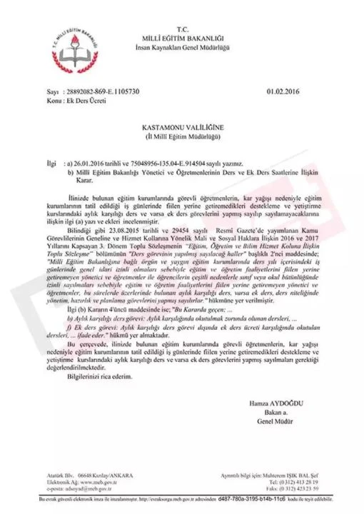 Kar tatilinde ek ders ödenir mi 2024? Bugün birçok ilde okullar tatil edildi - 1. Resim